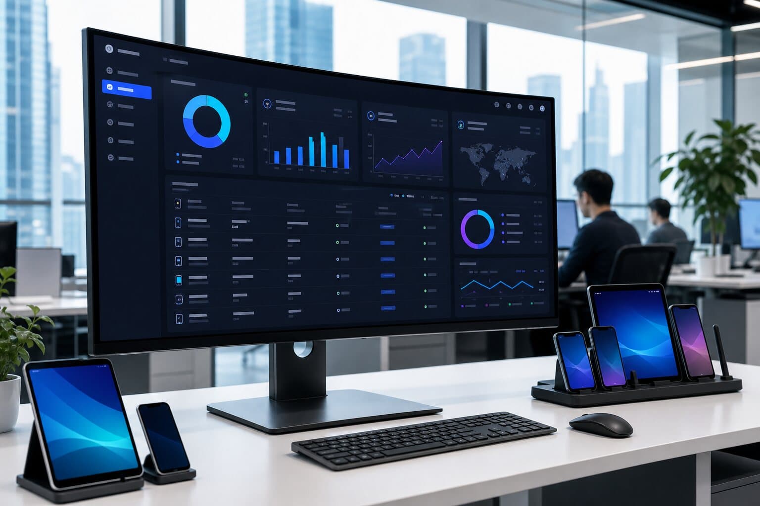 AppIron MDM 批量纳管与安全策略落地 · 落地现场